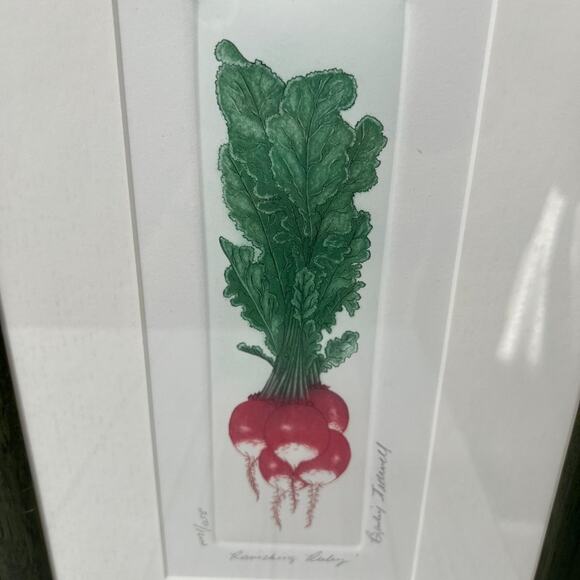 Bailey Tidwell still life vegetable lithographs framed signed numbered titled - Picture 5 of 11